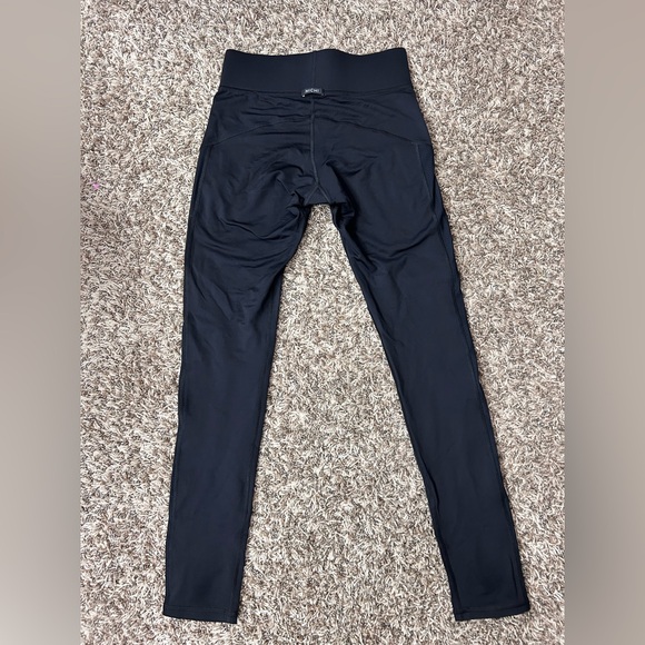 MICHI Black Mesh Side Full Leg Performance Leggings Sz M - Picture 10 of 11